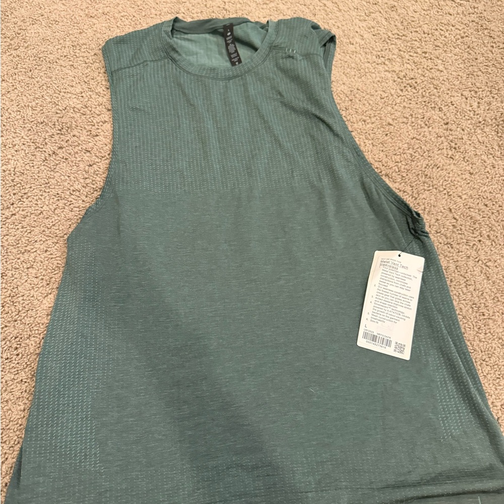 Lululemon metal vent sleeveless green